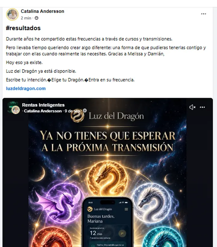 Testimonio de Catalina, alumna de Rentas Inteligentes
