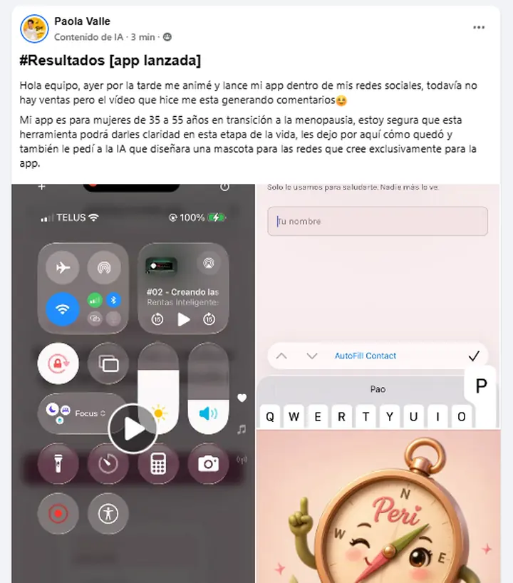 Testimonio de Paola, alumna de Rentas Inteligentes